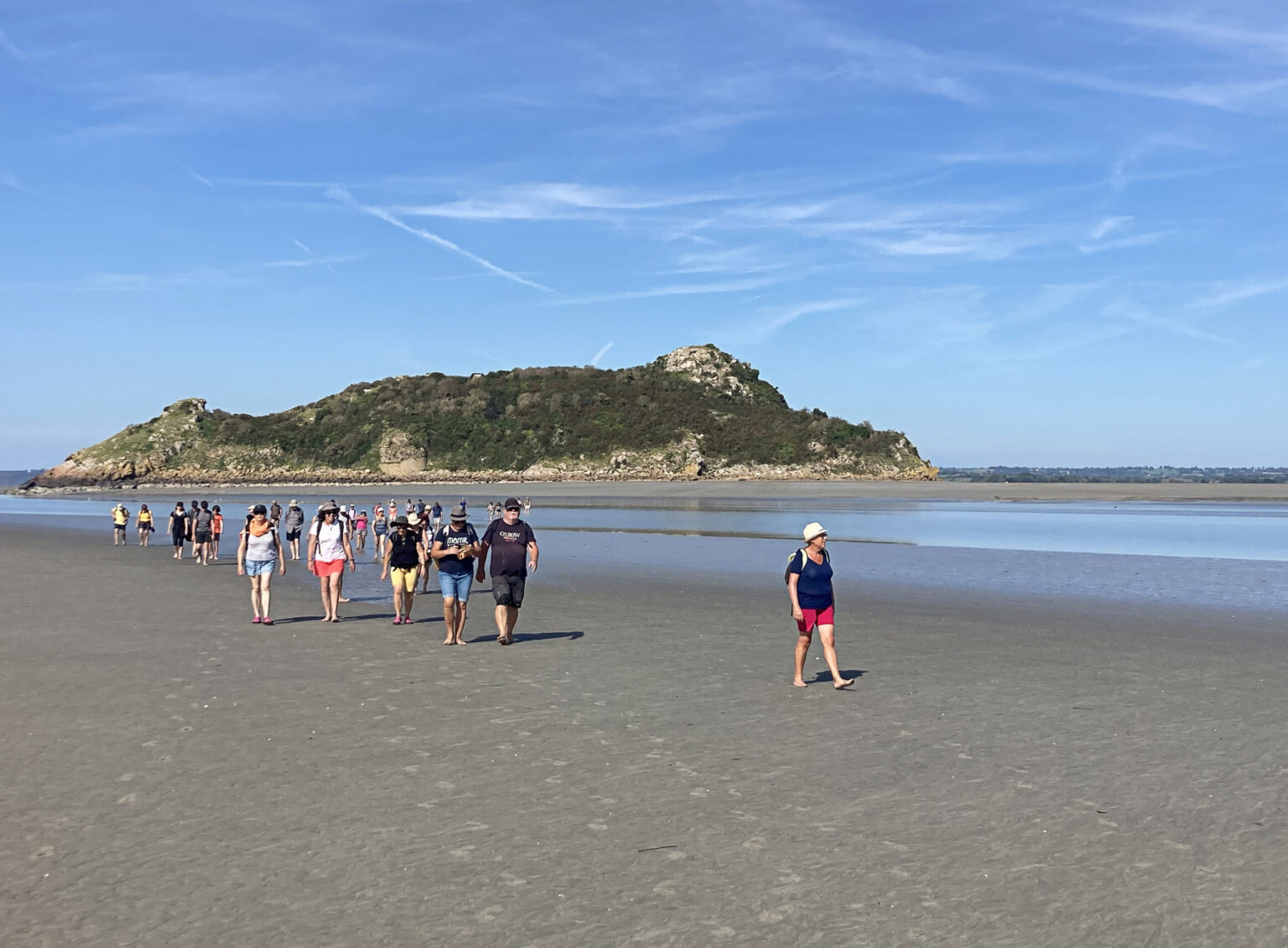Excursions et Traversées Sortie groupe Rocher de Tombelaine