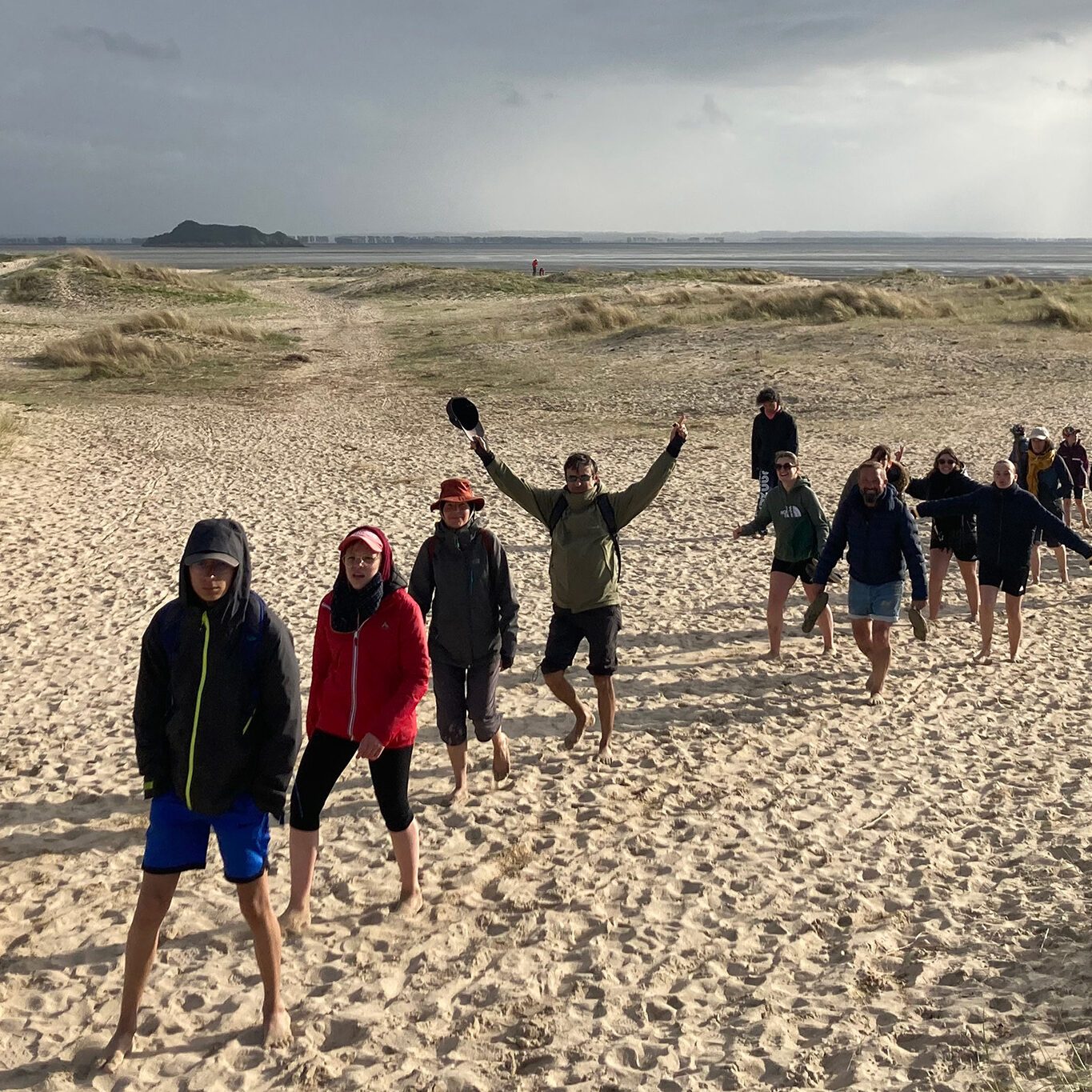 Traversée depuis les dunes